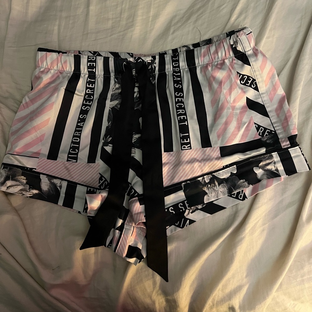 VS satin pajama shorts